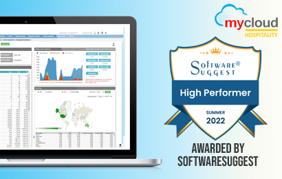 SoftwareSuggest Recognizes mycloud Hospitality with ‘High Performer Summer 2022’ Award